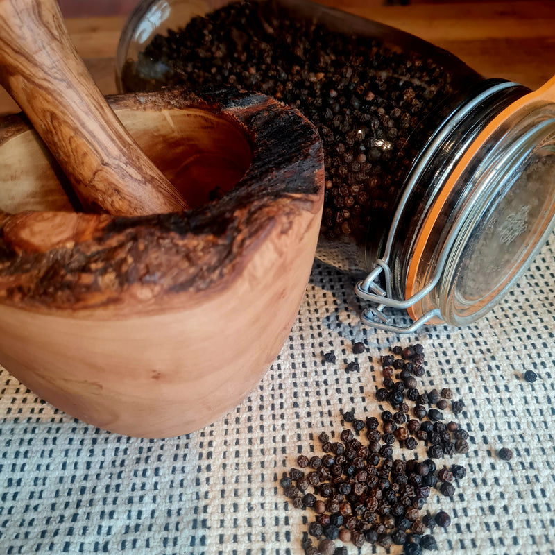 Olive Wood Pestle and Mortar