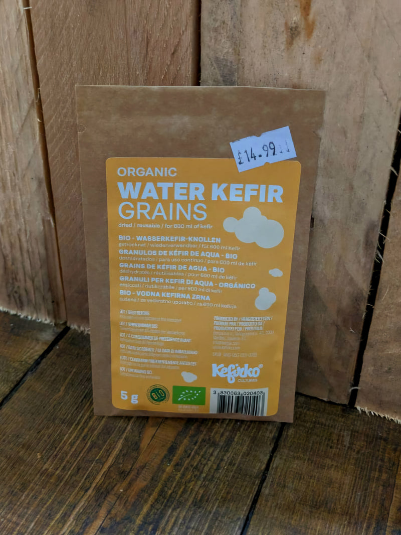Organic Water Kefir Grains